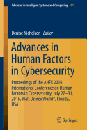 Advances in Human Factors in Cybersecurity