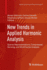 New Trends in Applied Harmonic Analysis