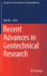 Recent Advances in Geotechnical Research