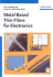 Metal Based Thin Films for Electronics