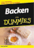Backen F�r Dummies (German Edition)