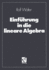 Einf�hrung in Die Lineare Algebra (German Edition)