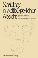 Soziologie in Weltb? �Rgerlicher Absicht