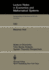 Notes on Economic Time Series Analysis: System Theoretic Perspectives-Lecture Notes in Economics and Mathematical Systems (Volume 220)