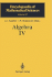Algebra (Volume 4): Infinite Groups, Linear Groups (Encyclopaedia of Mathematical Sciences, No 37)