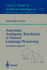 Automatic Ambiguity Resolution in Natural Language Processing: an Empirical Approach (Lecture Notes in Computer Science, 1171)
