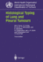 Histological Typing of Lung and Pleural Tumours (Who. World Health Organization. International Histological Classification of Tumours)