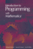 An Introduction to Programming With Mathematica
