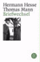 Briefwechsel Hermann Hesse / Thomas Mann