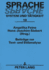 Beitr�ge Zur Text-Und Stilanalyse (Sprache? System Und T�tigkeit) (German Edition)