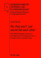 �No, They Won't 'Just Sound Like Each Other'�: Nns-Nns Negotiated Interaction and Attention to Phonological Form on Targeted L2 Pronunciation Tasks