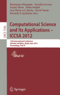 Computational Science and Its Applications--Iccsa 2012
