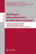Multi-Lingual Information Access in South Asian Languages