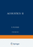 Akustik II / Acoustics II