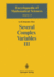 Several Complex Variables III