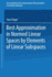 Best Approximation in Normed Linear Spaces by Elements of Linear Subspaces