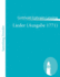 Lieder Ausgabe 1771