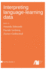 Interpreting Language-Learning Data