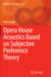 Opera House Acoustics Based on Subjective Preferen
