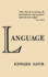 Language By Edward Sapir