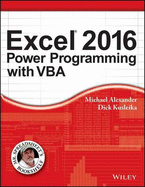 Excel 2016 Power Programming With Vba