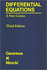 Differential Equations a First Course