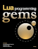 Lua Programming Gems
