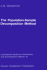 The Population-Sample Decomposition Method: a Distribution-Free Estimation Technique for Minimum Distance Parameters