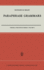Paraphrase Grammars (Formal Linguistics Series, 2)