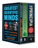 Greatest Scientific Minds (Boxed Set of 3): Charles Darwin, Albert Einstein, Isaac Newton-Origin of Species | Relativity: the General and the Special Theory | the Principia