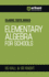 Elementry Algebra for School