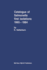 Catalogue of Salmonella First Isolations 1965? ? 1984