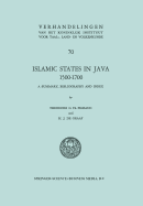 Islamic States in Java 1500? ? 1700