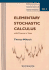 Elementary Stochastic Calculus, With Finance in View (Advanced Statistical Science and Applied Probability)