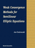 Weak Convergence Methods for Semilinear Elliptic Equations