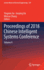 Proceedings of 2018 Chinese Intelligent Systems Conference: Volume II