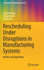 Rescheduling Under Disruptions in Manufacturing Systems: Models and Algorithms