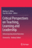 Critical Perspectives on Teaching, Learning and Le