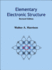 Elementary Electronic Structure (Revised