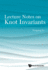 Lecture Notes on Knot Invariants
