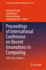 Proceedings of International Conference on Recent Innovations in Computing