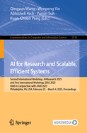 Ai for Research and Scalable, Efficient Systems