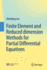 Finite Element and Reduced Dimension Methods for Partial Differential Equations