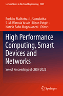 High Performance Computing, Smart Devices and Netw