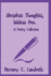 Sleepless Thoughts, Inkless Pen