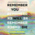 Remember You Will Die: a Novel