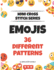 Mini Cross Stitch Series - Emojis: 36 Different Patterns