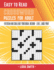 Easy to Read Crossword Puzzles: Entertain and Challenge Your Brain, Easy and Medium-Level, Large-Print (Word Search Puzzle Book)