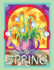 Color By Colors Spring (Color By Line: Stress Relief Coloring Book Series)