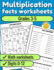 Multiplication Facts Worksheets: Grades 3-5 Digits 0-12 Math Worksheets